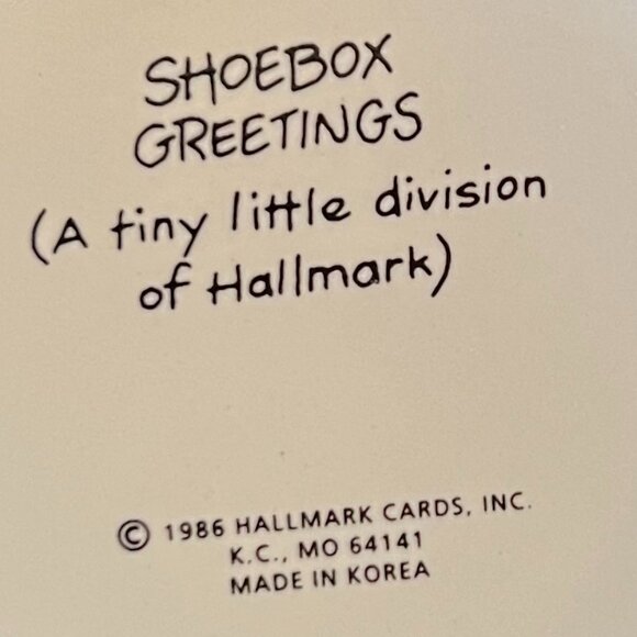 Vintage HALLMARK “I Can Bring Home the Bacon, Fry It Up in a Pan..." Mug ~ 1980s - Picture 11 of 11